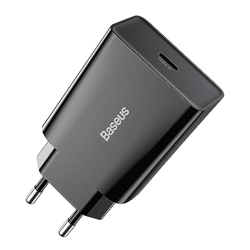 Baseus Speed Mini, USB-C 20W Schnellladegerät, PD, schwarz, CCFS-SN01