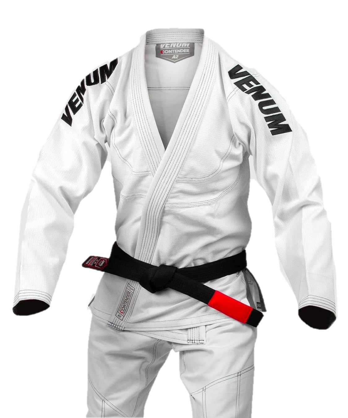 Venum Unisex-Erwachsene Contender Evo BJJ Gi-Black-A0, schwarz