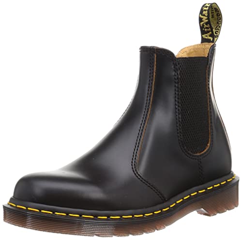 Dr. Martens Vintage 2976 Chelsea Boot"Made in England" Quilon Black, Schwarz , 41 EU