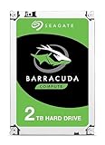 Seagate Barracuda, interne Festplatte 2 TB HDD, 3.5 Zoll, 7200 U/Min, 256 MB Cache, SATA 6 Gb/s, Silber, Modellnr.: ST2000DM008