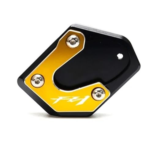 BOEYDSE88 Motorrad-Seitenständerpolster Für Y&AMAHA FZ1 FZ 1 2006-2015 FZ6 FZ6R FZ6-S2 2004-2009 Zubehör Motorrad Aluminium Kickstand Fuß Seitenständer Verlängerung Pad(FZ1-2)