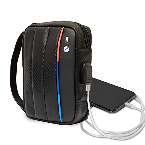 BMW Tasche BMHBPUCARTCBK Organizer Schwarz Carbon Tricolor