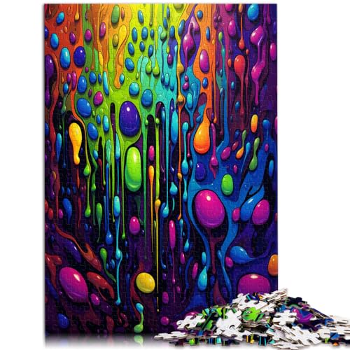 Puzzles Geschenke Spielzeug Seltsame psychedelische Farbe Puzzle 1000 Teile Erwachsene Familienspiel Stressabbau Schwieriges Herausforderungspuzzle 1000 Teile (50x75cm)