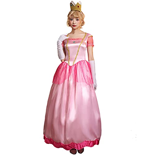 Prinzessin Kostüm Damen Lang Fasching Karneval Cosplay Partykleid Halloween-Kleider Mittelalterliche Kleidung with Kopfbedeckung und Handschuhe Gutschein Angebote meine bestellungen anzeigen