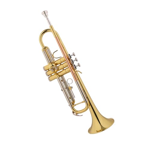 Standard Trompete Phosphorbronze-Lack-Gold-Musikinstrument in B-Einsteigerband professionelles Leistungsniveau