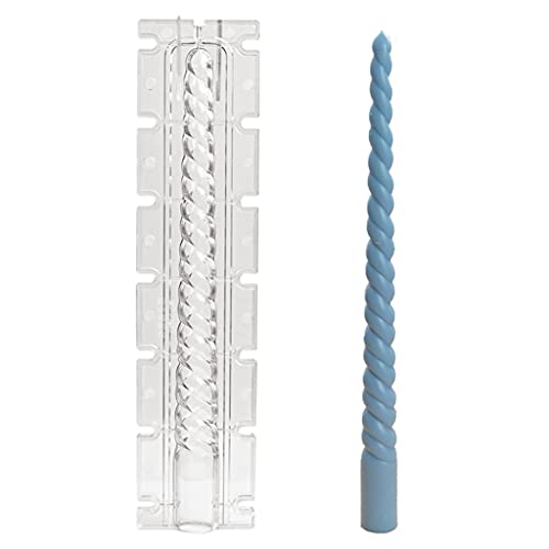 CANNXI Kerzenformen, 3D-Kerzenform, gedrehte Kerzenform, interessante Form, Duftkerzenform für Hochzeit, Abendessen, Dekoration