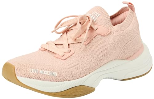 Love Moschino Damen Sneakers, Rosa, 39 EU