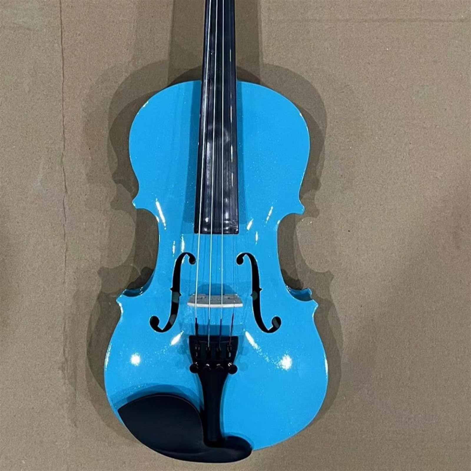 Standard Violine Geigenübungen Für Anfänger Geigenspiel 4/4 Komplette Konfiguration Dekorative Requisiten(Sky blue)