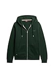 Superdry Herren Essential Logo Zip Hoodie Kapuzenpullover, Bluestone Blue Marl, M