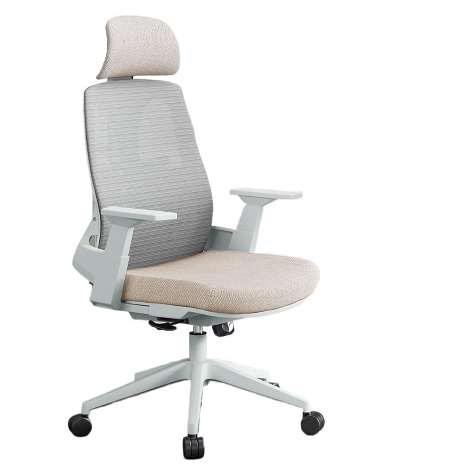 Bürostuhl Ergonomischer Bürostuhl, ergonomischer Stuhl, bequemer Stuhl mit Rückenlehne, drehbarer Schreibtischstuhl for Zuhause, Büro, Arbeitszimmer, mit verstellbaren Armlehnen und Rollen Schreibtisc