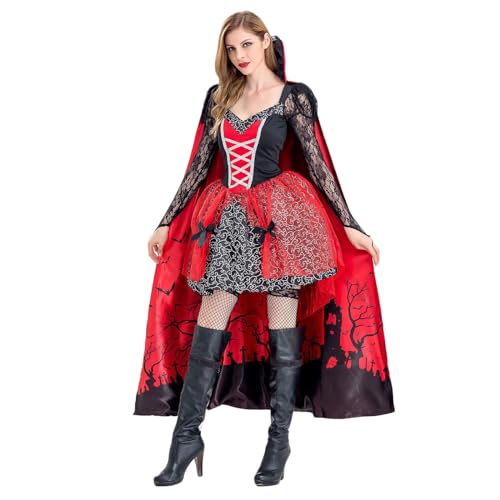 Piratenkostüm Damen A-Line Partykleider Lace Up Karneval Party Halloween Kostüm Halloween Festlich Cosplay Karneval Halloween Kostüm Vintage Renaissance Mittelalter Party Karnavel Prinzessin Kost