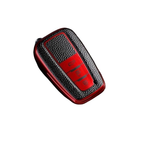 Schlüsselbox Cover Für Toyota Für Prius Für Camry Für Corolla Für C-HR Für RAV4 Für Prado 2018 Auto Leder TPU Autoschlüsselabdeckung Schlüsselhülle Cover(4)