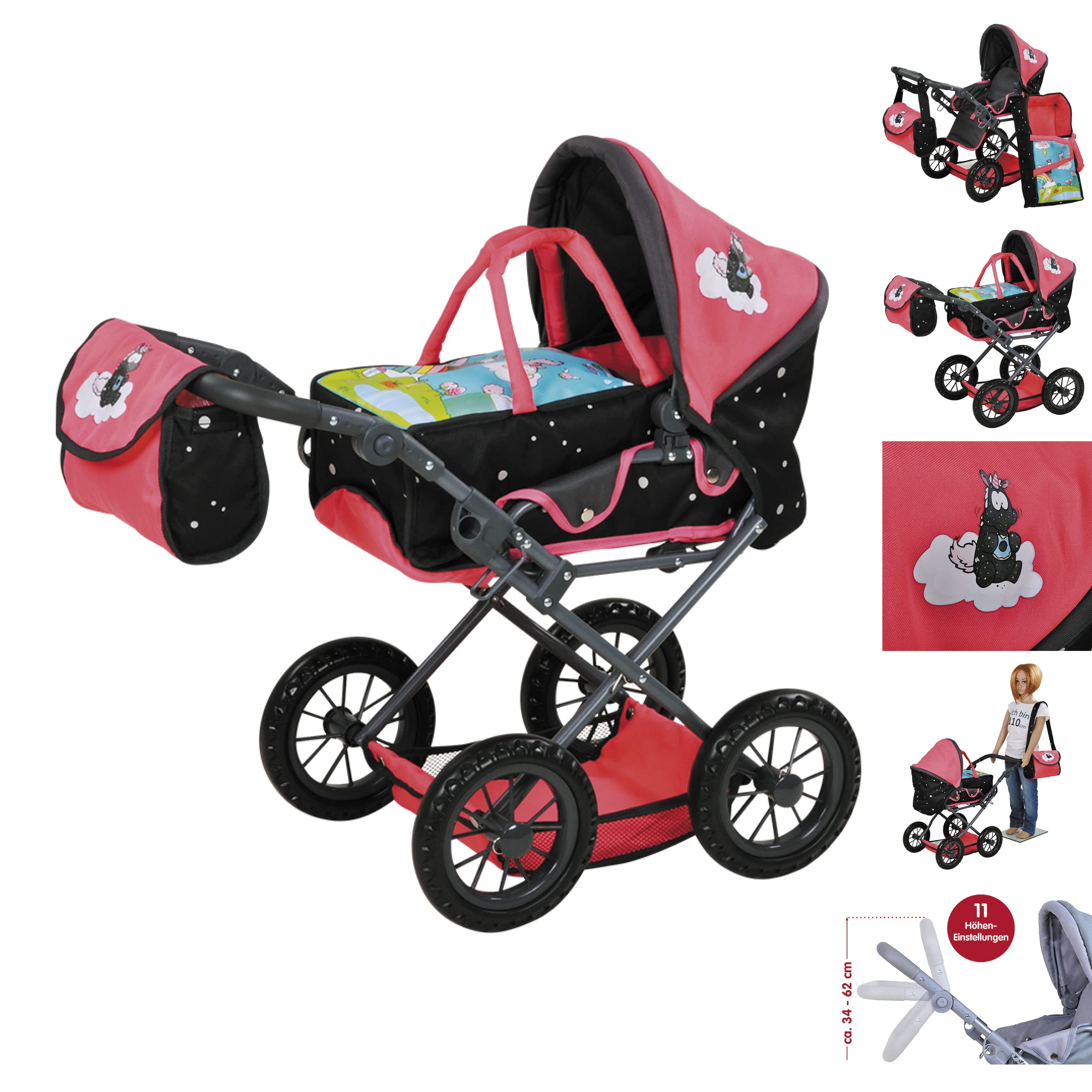 Knorrtoys 80211 - Theodor Carbon - Puppenwagen Ruby