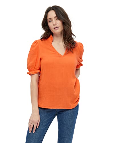 Peppercorn Damen Bluse mit V-Ausschnitt, 815 Chili, L