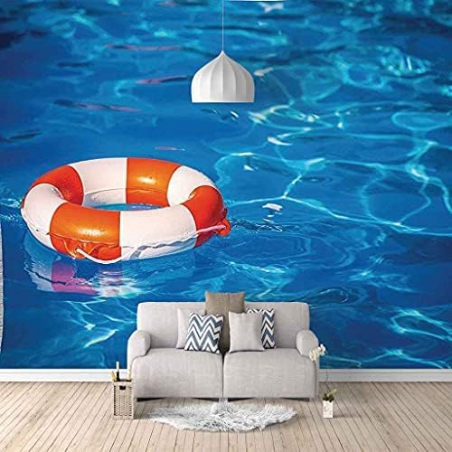 Rettungsboje Blauwasser 3D Tapeten Wanddekoration Fototapete Sofas Wohnzimmer Wandbild Schlafzimmer-150cm×105cm