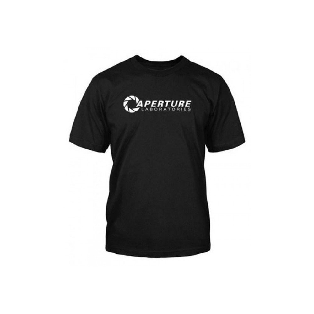 Portal 2 T-Shirt Aperture labs, black, size M