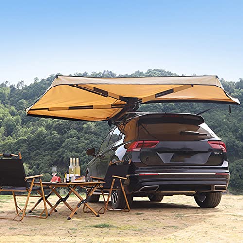 Outdoor Camping Auto Überdachung Schatten Zelt Großes Auto Pavillon Zelt Großes Raum Auto Heck Hatch Verlängerungszelte SUV Heckklappe Markise Kofferraum Zelt für Sonnenschutz Sonnendach Markise Mark