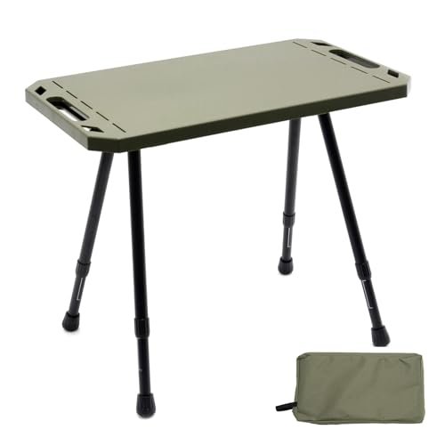 Mllepjdh Kleine Outdoor-Klapptische, tragbarer Schreibtisch, Campingtisch, kompakter Campingtisch, Mehrzweck-Klapptische