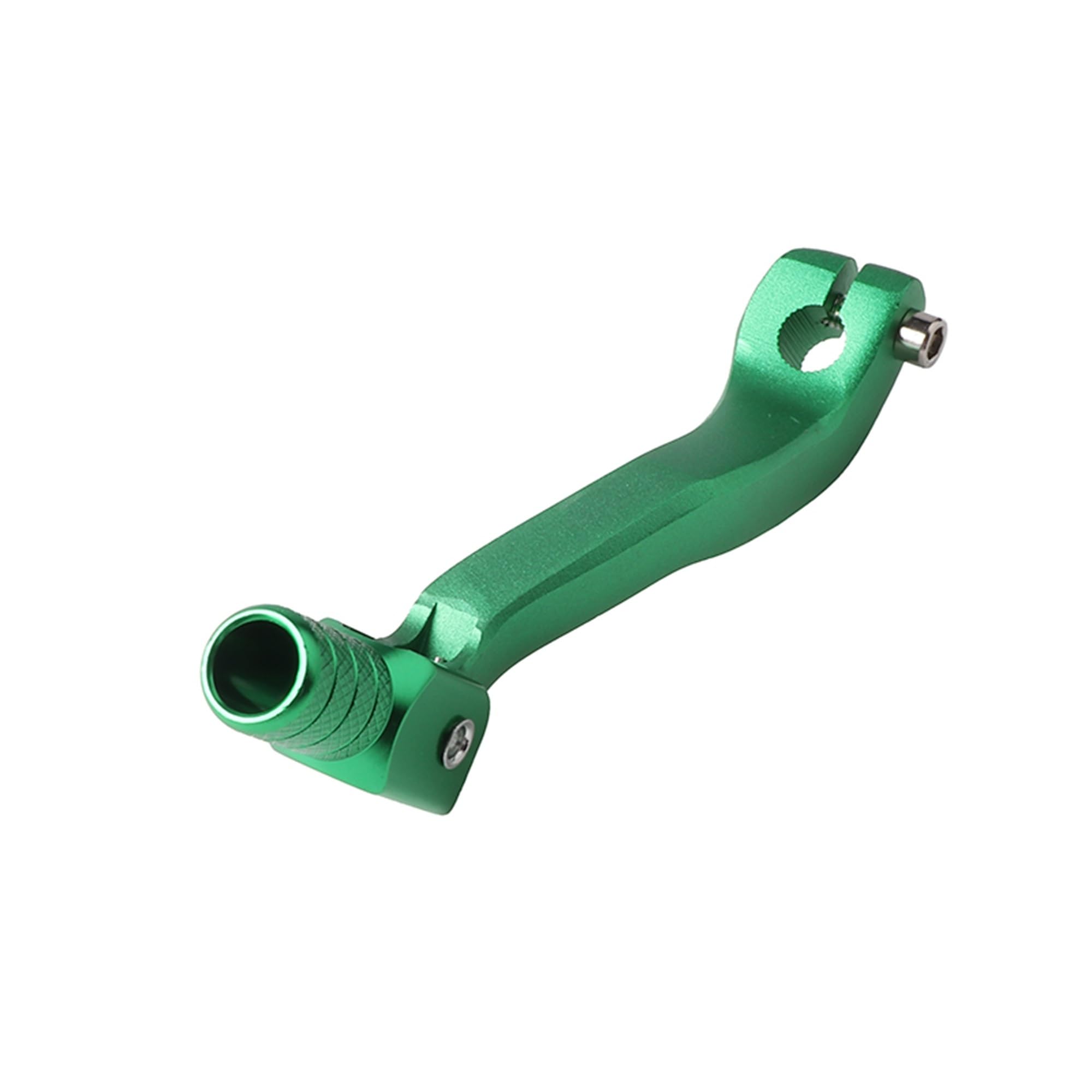 Skdvy Dirt Bike Klappbarer Schalthebel, CNC-Pedal for Motorräder, universelles Zubehör for T2 T4 T6 K4 K6 Bosuer CB NC 250 300 450 Enduro Dirt Bike 125–250 cc(Green)