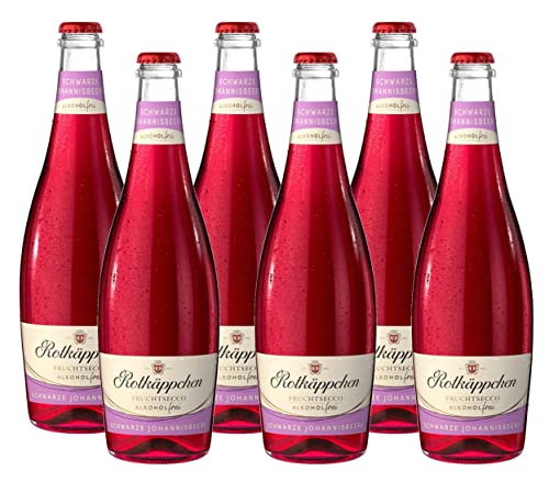 Rotkäppchen Fruchtsecco Schwarze Johannisbeere Alkoholfrei (6 x 0,75 l)