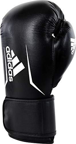 adidas Unisex - Erwachsene Speed 102 Boxhandschuhe, Black/White, 14