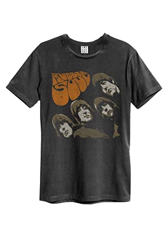 Amplified The Beatles Rubber Soul Charcoal T-Shirt (M)