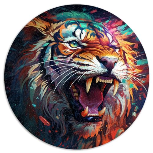 Puzzle-Geschenk, Weltraumtiger, Puzzle, 1000 Teile, Puzzle für Erwachsene, 67,5 x 67,5 cm, Lernspielzeug, Heimdekoration, Puzzle-Spielzeug