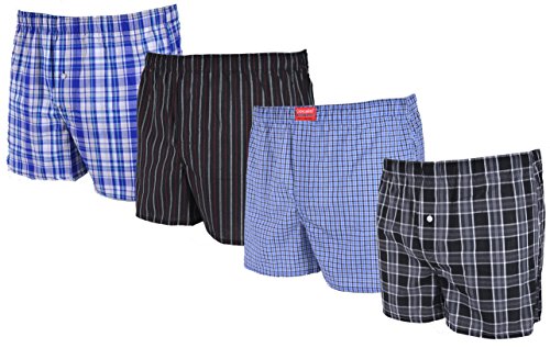 4 Stück Herren Boxershorts Gr. L Boxer-Short Boxer Short Loose fit Gr. Größe Grösse S M L XL XXL Gr. Größe Grösse 38 40 42 44 46 48 50 52 54 56 karoboxer Boxer Junge Männer Mann Unterhose Karierte