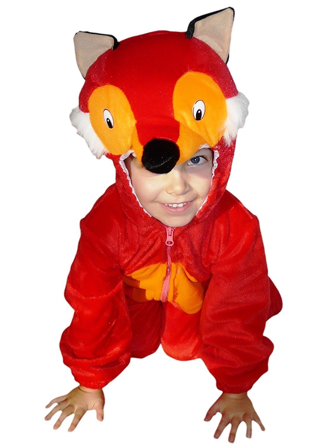 Fuchs-Kostüm, F21 92-98, für Klein-Kind Baby Babies, Füchse Fox Tier Kostüm-e Fasching Karneval Kleinkinder-Karnevalskostüme Kinder-Faschingskostüme