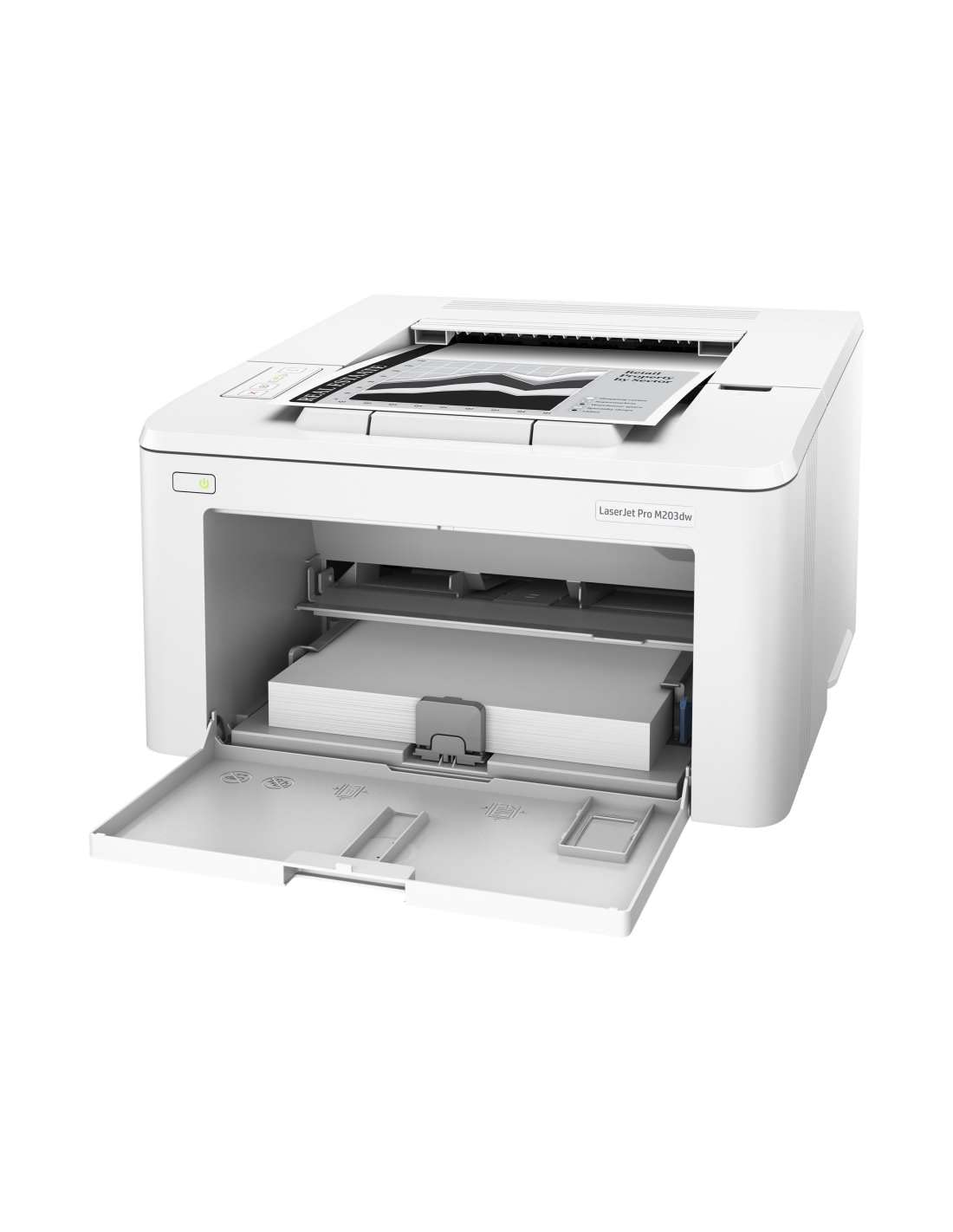 HP LaserJet Pro M203dw Laserdrucker (Schwarzweiß Drucker, WLAN, LAN, Airprint) weiß