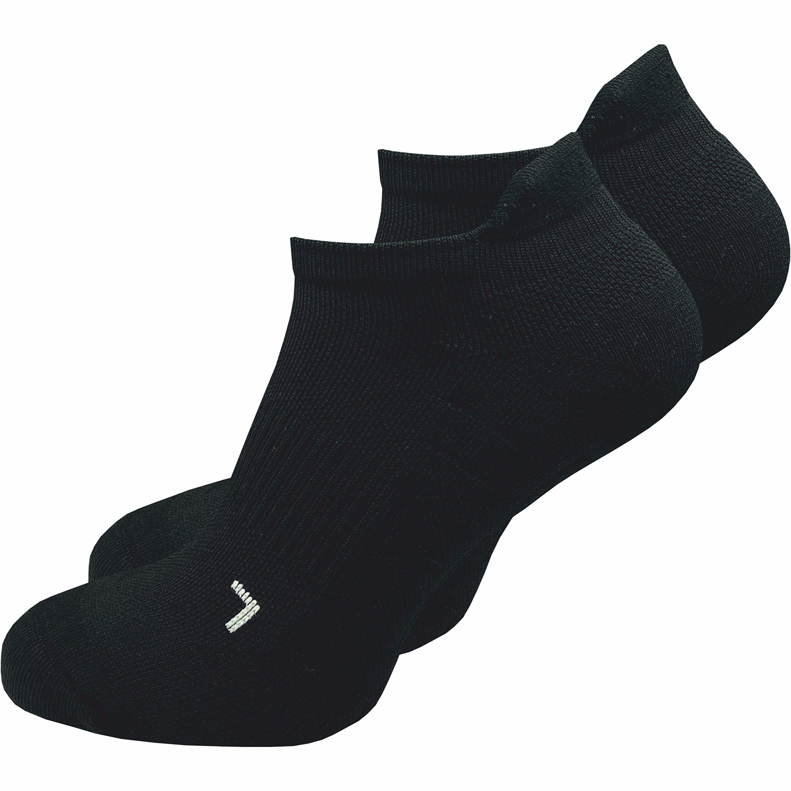 GAWILO 5 Paar Kurze Herren Laufsocken mit Kompression | Sportsocken | Anti-Blasen Schutz | Atmungsaktiv & Feuchtigkeitsregulierend (schwarz, 51-54)