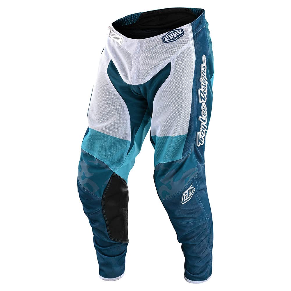 Troy Lee Designs GP Air Veloce Camo Motocross Pants (Blue/White,34)