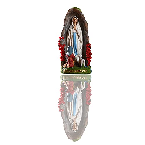 Uziqueif Maria Madonna Figur Deko Skulptur, Heilige Mutter der Jesus - 20cm Statue Groß Für Garten,Wohnzimmer Schlafzimmer Dekoration Skulpturen, Geschenkidee,Madonna