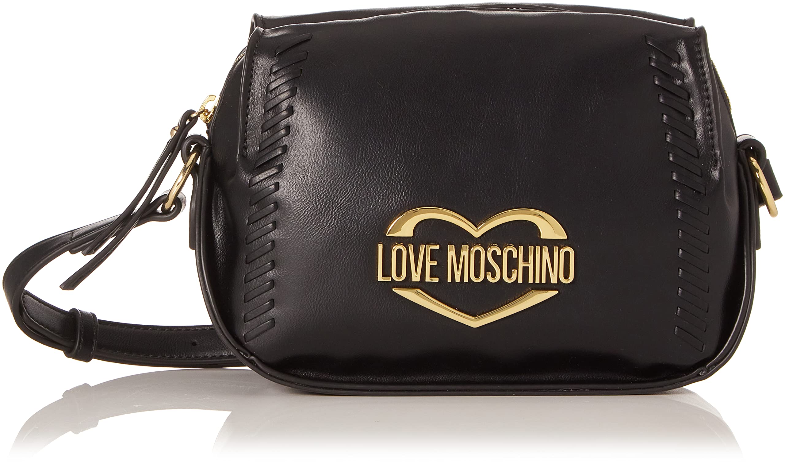 Love Moschino Damen Jc4053pp1gld100a Umhängetasche, Schwarz