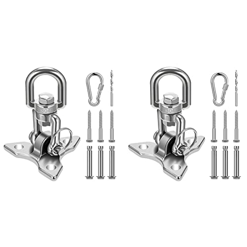 SICOSALT 2X Decken Haken Hängen Stuhl,Schwer Last Decken Halterung Schaukel Haken Schaukel Bis zu 450 KG Decken Haken Hängen Stuhl