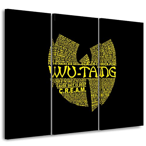 Artis Prints Leinwandbild Wu-Tang Clan, Old School Hip-Hop, Rap, Klein bis XXL, Inneneinrichtung - Wohnzimmer - Wohnung, Dekoration