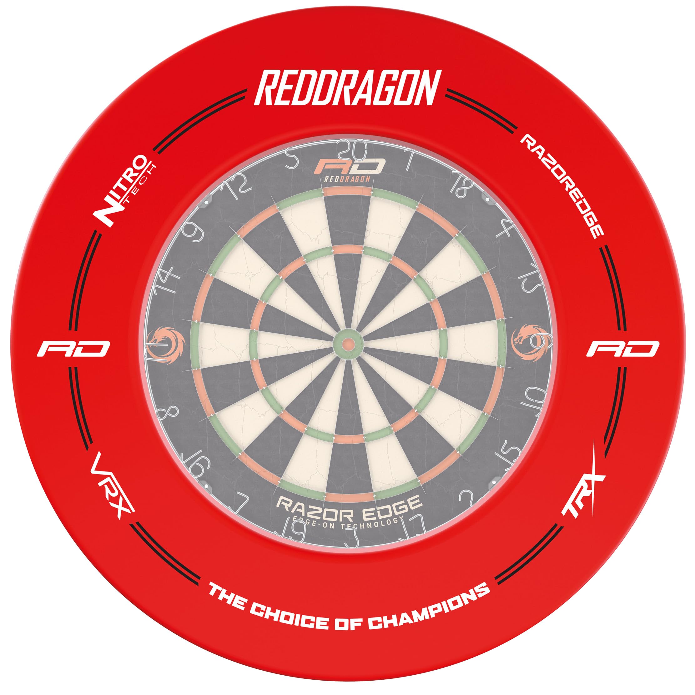 Red Dragon Branded Red Dartboard Surround