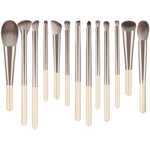 13-teiliges auffälliges Make-up-Pinsel-Set, zum Verblenden von Lidschatten, geeignet für Augen-, Lippen- und Gesichts-Make-up