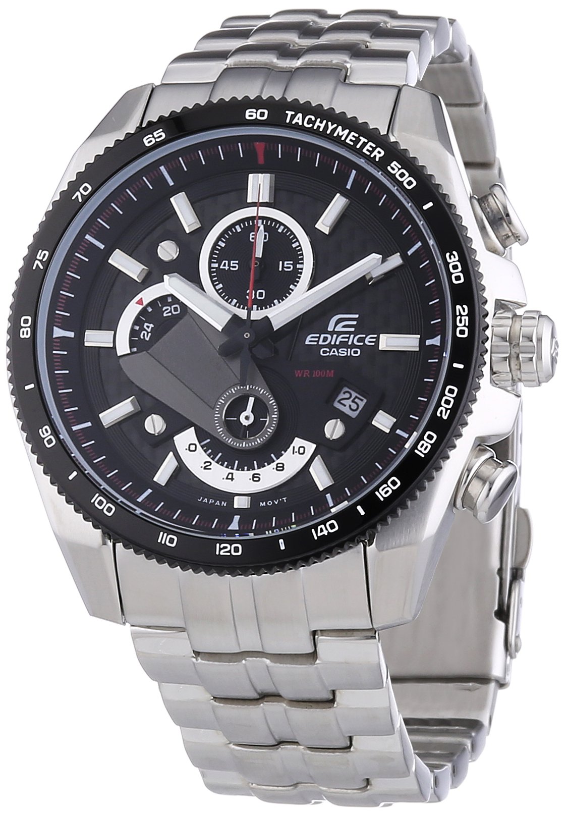 CASIO Edifice Herren-Chronograph Edelstahl EFR-513SP-1AVEF