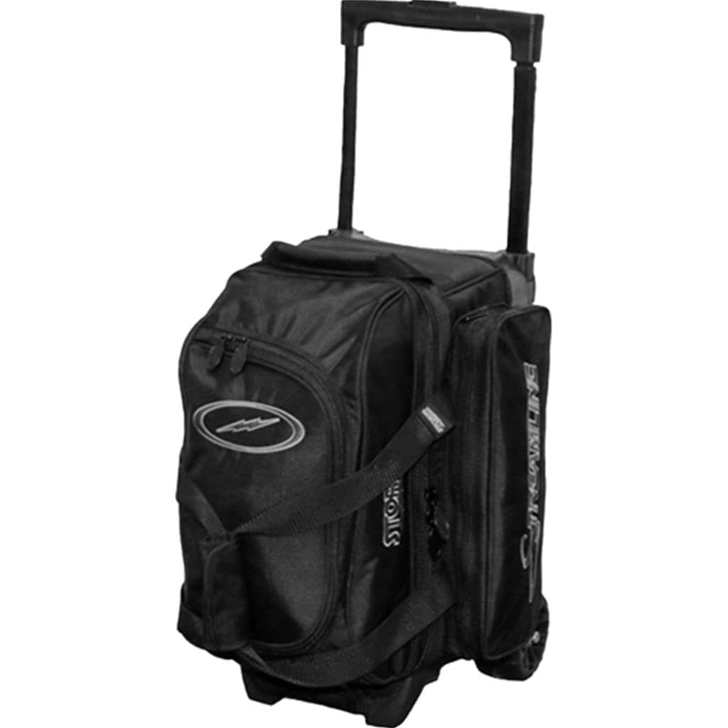 Storm Streamline Bowlingtasche mit 2 Kugelrollen, Carbon/Schwarz