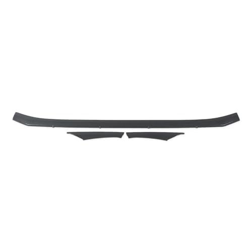 Frontspoiler Lippe Für Civic Sedan 11. 2022 2023 2024 Frontstoßstangenverkleidung Body Kit Spoiler Splitter Schutz Außenzubehör Auto-Styling Frontstoßstange Spoiler(ABS Carbon Fiber)