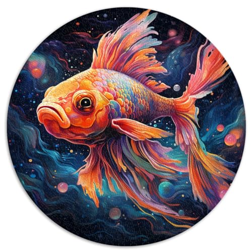 Puzzlespiele Goldfisch für Erwachsene 1000 Teile Puzzle 67,5x67,5cm Puzzlespiel Home Art Decor Spielzeug Puzzles Lernspiele Stressabbauende Puzzles