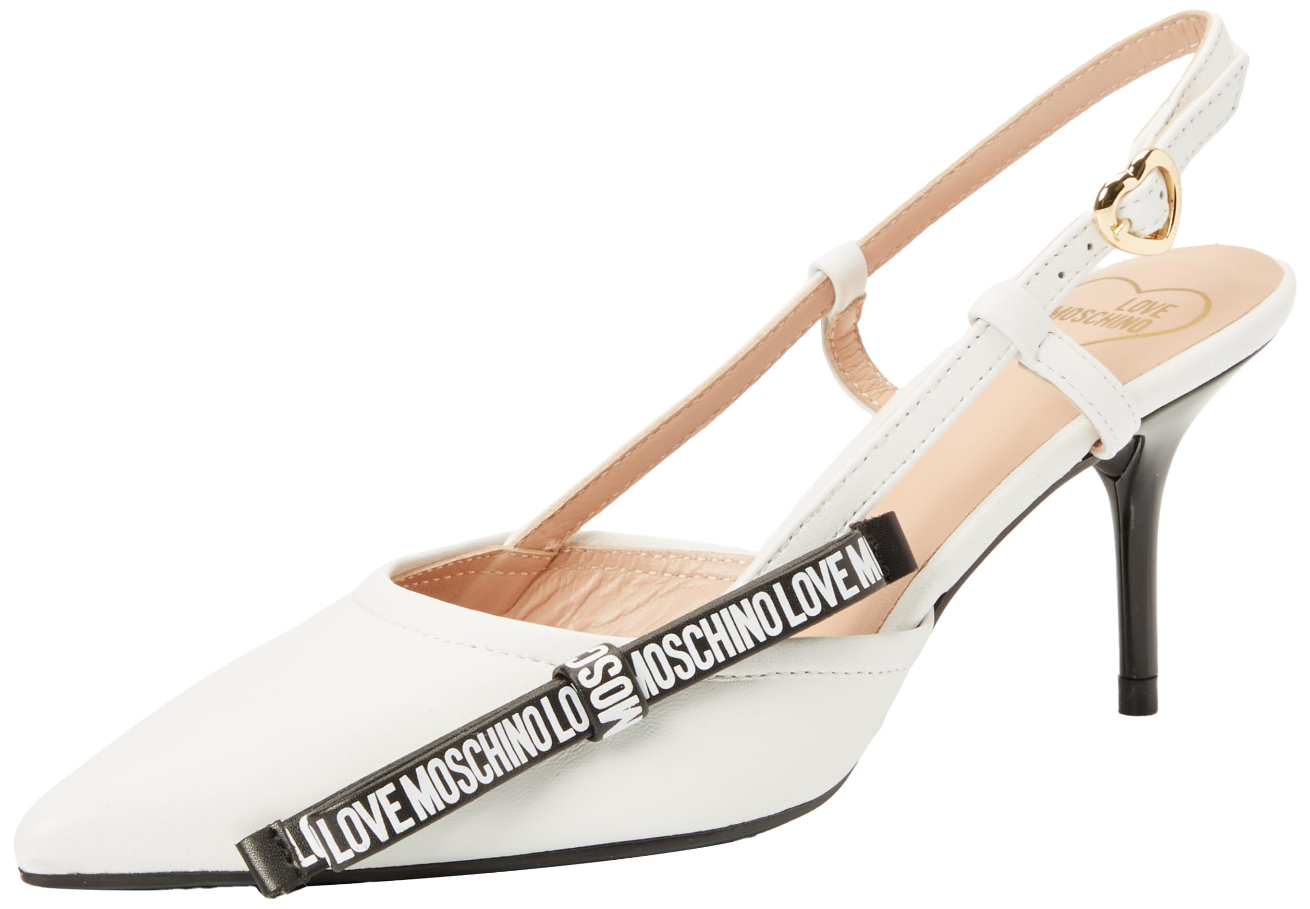 Love Moschino Damen Ja10607g0iie0100 SCARPAD.SPILLO70 Nappa, Weiß, 39 EU