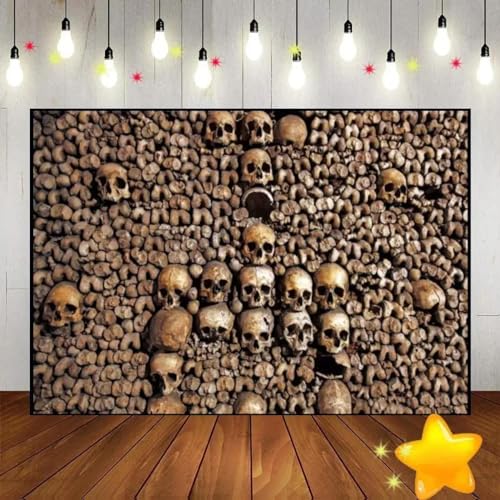 Halloween Skelette Hintergrund Fotografie Dekoration Kuste Geburtstag Hintergrund Party Baby Dusche Banner Fotostudio 350x230cm