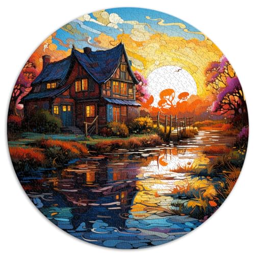 Puzzlespiele Giethoorn 1000 Teile Puzzles für Erwachsene Puzzles Geschenke 67,5 x 67,5 cm Lustige Puzzles, die herausfordernd, Aber unterhaltsam und humorvoll sind