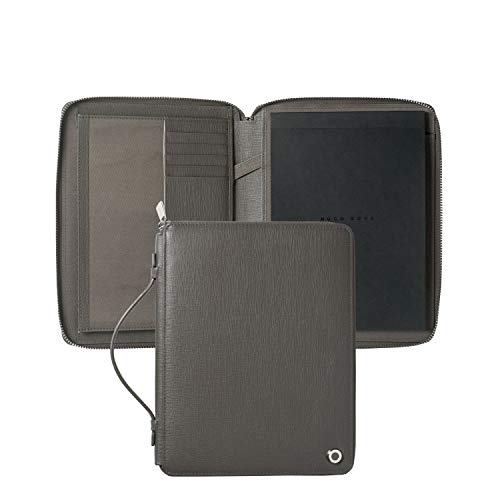 Conference zipped folder A5 Tradition Grey