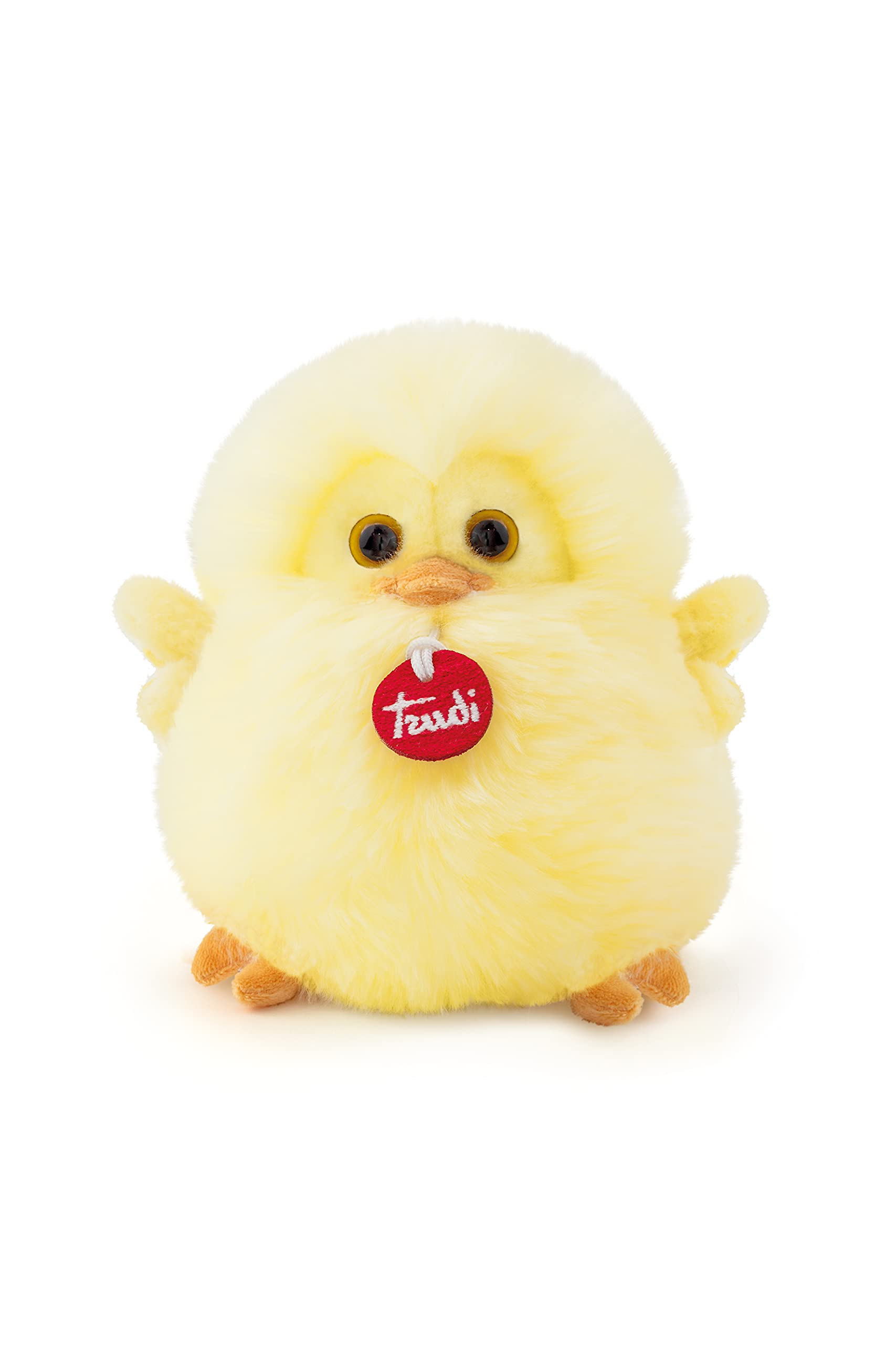 Trudi , Fluffies - Fluffy Chick: Cuddly yellow plush chick , Christmas, baby shower, birthday or Christening gift for kids, Plush Toys , Suitable from birth