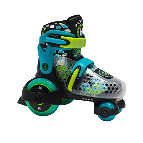 KRF The New Urban Concept des Park City Baby Quad M Verstellbare Schlittschuhe von 2 – 4 Jahren, bebé-niños, blau, 30 – 33