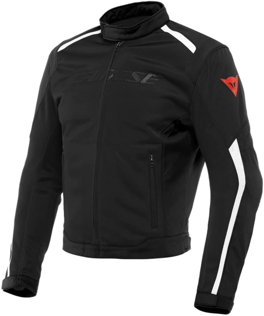 Dainese Hydraflux 2 Air D-Dry Jacket, Motorradjacke Sommer mit Abnehmbarem Wasserdichtem Futter, Herren, Schwarz/Weiß, 64