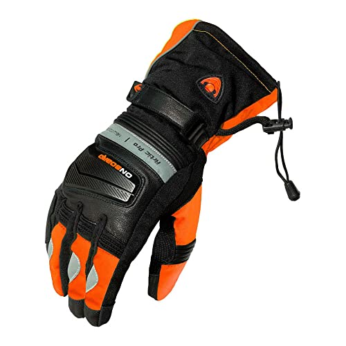 ON BOARD Artic Pro Handschuhe, Unisex, M, Schwarz/Orange